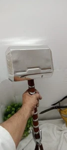 Thor Hammer 1:1 Replica Prop Mjolnir Metal Cosplay Full Metal Avengers for gift - Picture 1 of 9