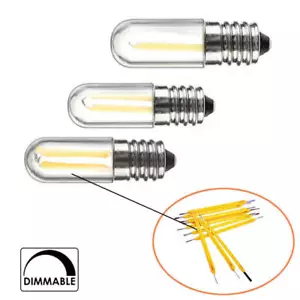 E14 E12 LED Mini 1W 2W Dimmable Fridge Freezer Filament Light Bulb Lamp 220V - Picture 1 of 10