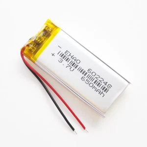 3.7V 602248 650mAh lipo Li Polymer Rechargeable Battery For Mp3 GPS PSP - Picture 1 of 6