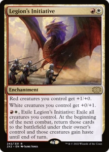 LEGION'S INITIATIVE X 1 N/M- DOUBLE MASTERS 2022 MAGIC THE GATHERING - Picture 1 of 1