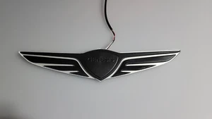 OEM New Hyundai  GENESIS G90  MATT BLACK For  Aluminum LED Emblem 2way Color - Bild 1 von 27