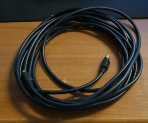 Mini DIN-4 S-Video Male 15ft High Quality Cable - Picture 1 of 2