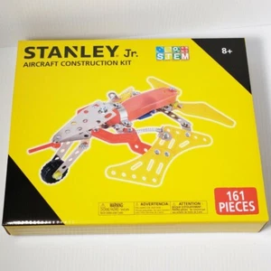 Stanley Aircraft Construction Kit Build & Play 161 Pieces Stanley Large kit - Picture 1 of 4