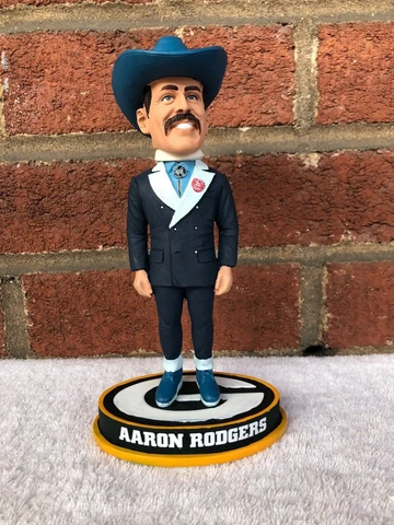 Aaron Rodgers Green Bay Packers Canadian Toxedo Exclusive Bobblehead FOCO Cover