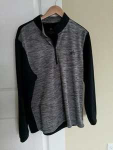 Adidas Puremotion Golf Reißverschluss Langarm Large schwarz/grau Wärme Dry-Fit - Bild 1 von 5