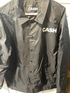 Cash Windbreaker Johnny Cash Folsom Prison Black Jacke Größe XXL - Bild 1 von 4