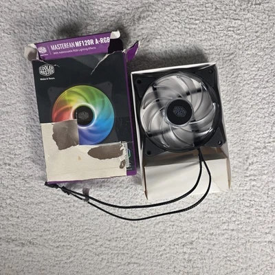 Cooler Master MasterFan MF120R ARGB PC Case Fan 12cm FN1295 R4-120R-20PC-R1 - Image 1 of 3