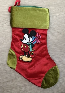 Medias de Navidad Mickey Mouse - rojo y verde - Imagen 1 de 7