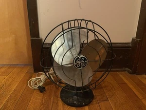 Antique General Electric 10” Quiet Blade Table Fan 1930s Era - Picture 1 of 12