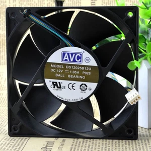 1 PZ Nuovo AVC DS12025B12U 12V 1.05A Ventola server 4 pin #QW - Foto 1 di 4