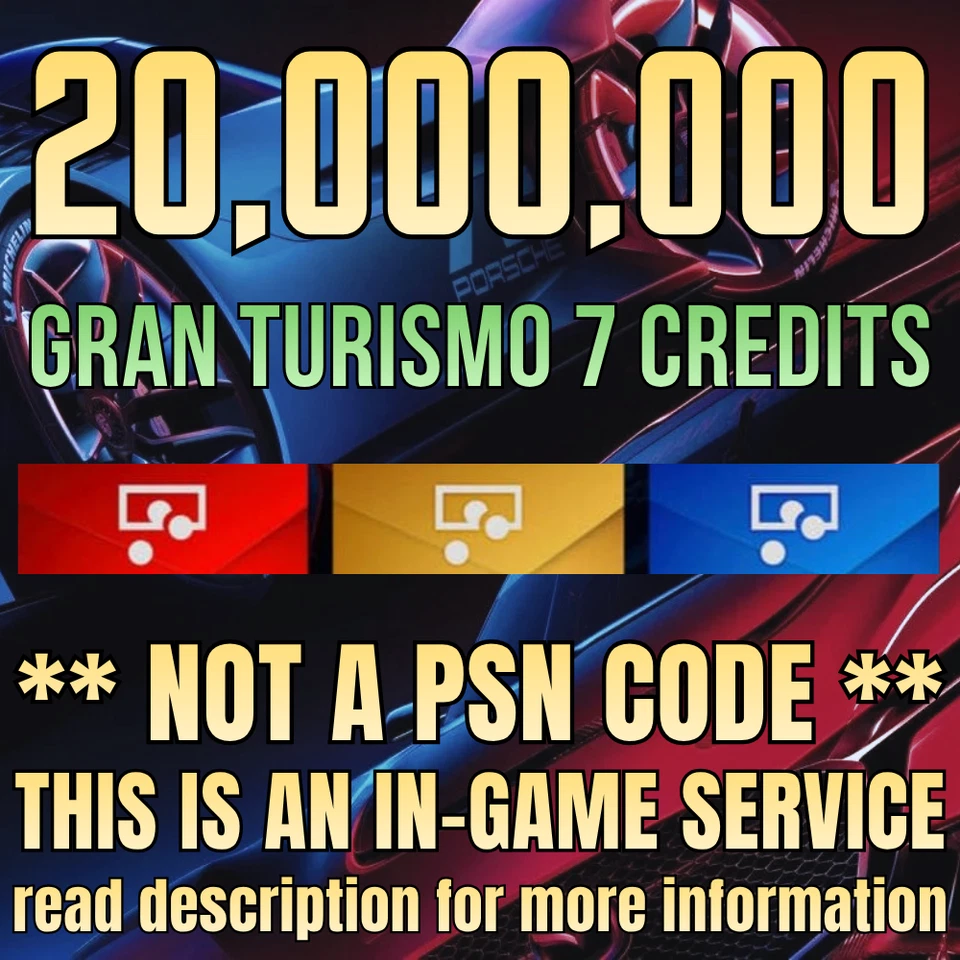 Gran Turismo 7⭐20.000.000 créditos⭐PS4 y PS5🟢Leer descripción🟢 Foto 1 de 2