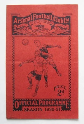 ARSENAL v PORTSMOUTH 1930/1931 *Excellent Condition Football Programme* - Image 1 of 4
