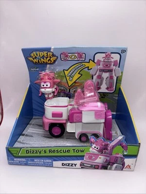 Juguete transformador remolque de rescate Super Wings Dizzy's Super Wings nuevo en caja original Foto 1 de 4