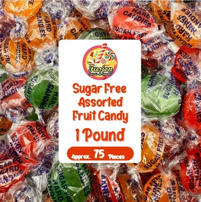 Caramelos duros con sabor a fruta surtido sin azúcar Arcor - bolsa a granel de 1 lb (aprox. 75 Cou Foto 1 de 4