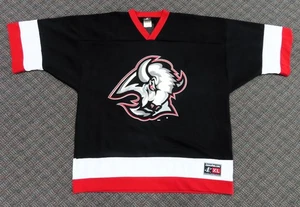 Logo Athletic DOMINIK HASEK BUFFALO SABRES Herren XL TRIKOT Heat Sealed GEBRAUCHT - Bild 1 von 9