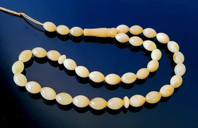 Butterscotch Baltischer Bernstein Gebetskette Tasbih Misbah Amber Kehribar - Bild 1 von 4