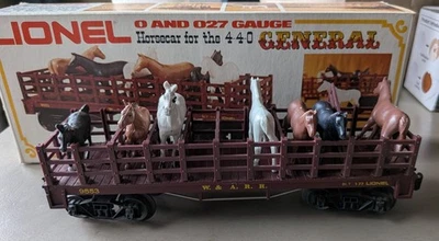 LIONEL 6-9553 W&ARR Horse Car for the General Read - Image 1 of 2