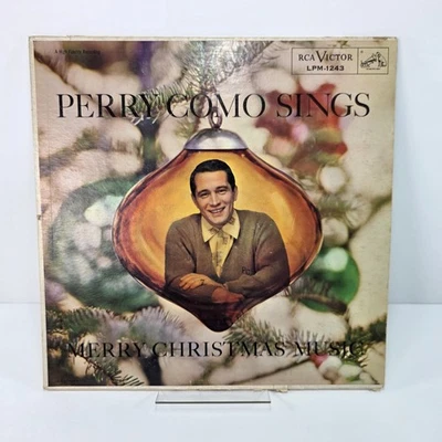 Perry Como Sings Christmas Music 45 EP RCA Victor LPM-1243 vinyl - Image 1 of 4