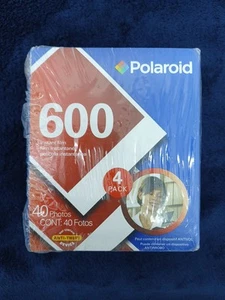 Polaroid 600 Instant Color Film Pack of 4 10 Photos Each Expired 3/08 NOS UNOPEN - Picture 1 of 6