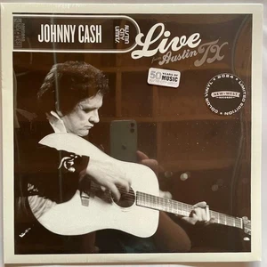 Johnny Cash Live From Austin, TX NEW Green & Black Marble Vinyl New West Records - Picture 1 of 3