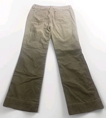 Eddie Bauer Corduroy Pants Womens 4 Cotton Stretch Straight Leg Beige 237 - Image 1 of 4