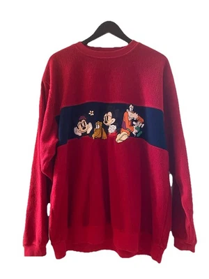 Suéter polar de colección Disney para hombre talla L holgado Mickey Mouse y sus amigos excelente Foto 1 de 4