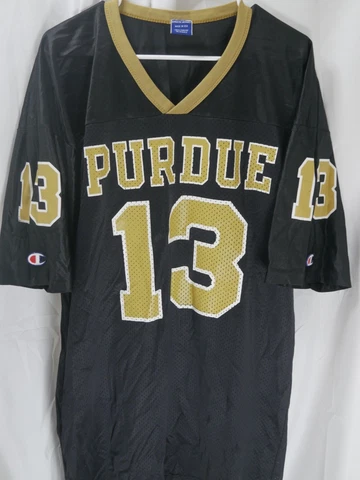 VTG Champion Purdue Boilermakers Football Jersey #13 Black Size 2XL Cover