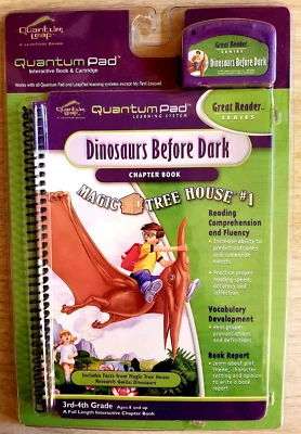 New Leap Frog Dinosaurs Before Dark Book With Cartridge 3rd - 4th Grades NIP New - Image 1 of 4