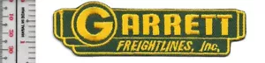 Garrett Freightlines Inc Pocatello, Idaho Trucking Promo Patch - Bild 1 von 1