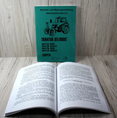 Belarus Traktor Werkstatthandbuch für die Modelle MT3-50 MT3-52 Super - Bild 1 von 4