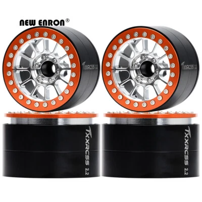 Heavy Brass & Aluminum 2.2" -9.5MM Offset Beadlock Wheel Rim For RC 1/10 Crawler - Image 1 of 4