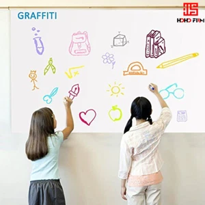Whiteboard Schreibfolie einseitig abwischbar selbstklebend Glas Aufkleber HOHOFILM - Bild 1 von 17