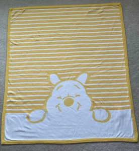 Disney Store Winnie the Pooh Cotton Reversible Baby Blanket - Picture 1 of 6