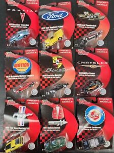 Lot Of 9 Concept and Muscle 1/64 Racing Champions Pontiac Ford Mustang Boxster