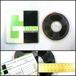 Vintage 5 inch 12.5cm Pre-Recorded Recording Reel Tape with Box Case (USA Made) - Imagen 1 de 5