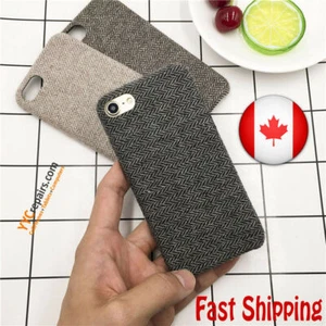 Coque tissu tissu super mignonne et tendance iPhone 6 7 8 plus X Xs Max XR - Photo 1 sur 7