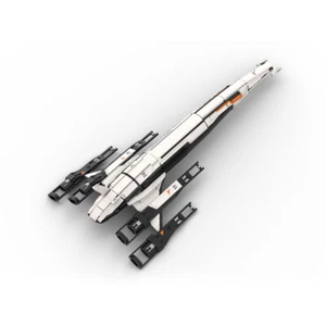 MOC: SR-2 Ship with Display Stand 3895 Pieces from Game Building Toys Set - Picture 1 of 7