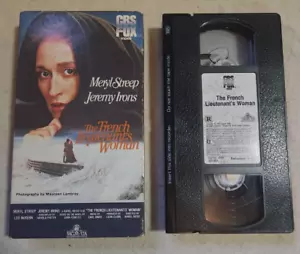 The French Lieutenant's Woman (VHS) Sliding Case Meryl Streep Jeremy Irons - Picture 1 of 2