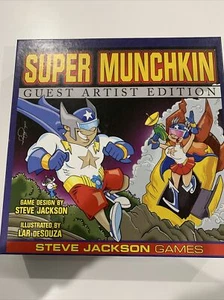 Super Munchkin Guest Artist Edition - Steve Jackson Games -Opened But Not Played - Picture 1 of 5