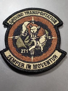 US Air Force patch Ground Transportation rhino OCP logistics 2T1 military usaf - Picture 1 of 9
