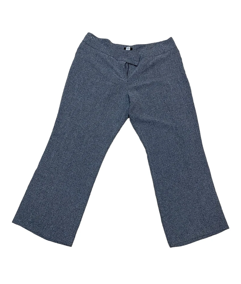 Studio 1940 Pants High Rise Dress Work Career Women’s Plus Size 22 Charcoal Gray - Image 1 of 3