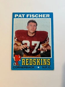 1971 Topps Football #74 PAT FISCHER Washington Redskins vintage - Picture 1 of 2