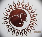 Ensemble de pochoirs logo Sun Moon - modèles réutilisables en mylar 10 mm pour arts, artisanat, scra