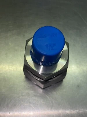 MALE CONNECTOR HAMLET 768L-SS 1” OD X 1/2 NPT 316S/S INSTRUMENT FITTING - Image 1 of 3