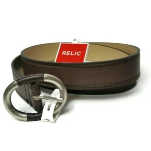 Cinturón Marrón Relic Marca - Talla XL 40" Nuevo con Etiquetas - Imagen 1 de 12