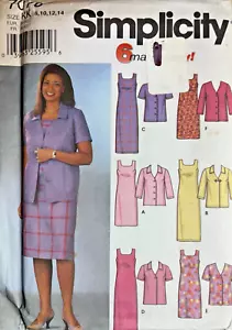 Sewing Pattern Jacket Dress Simplicity 7076 Uncut Size 8-14 New - Picture 1 of 2