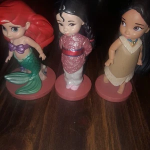 Disney Principesse Bambola Animatori Personaggi Sirenetta Pocohontad - Foto 1 di 1