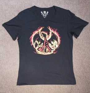 Dragon in flames t-shirt unisex - New - Picture 1 of 4