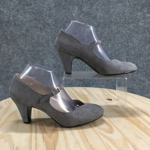 Naturalizer Sandals Womens 8.5 M N5 Comfort Believe Pump Gray Fabric Slip On - Picture 1 of 18