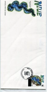2002 WWF NIUE Small Giant Clam 1V $10.00 Overprint/Surcharge FDC. - Picture 1 of 1